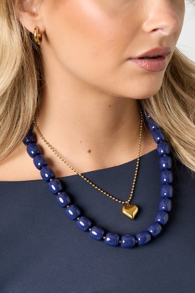 Acryl Perlen Halsketten Perlen Casual Täglich Einfache Serie frauen schmuck h5 Bild2